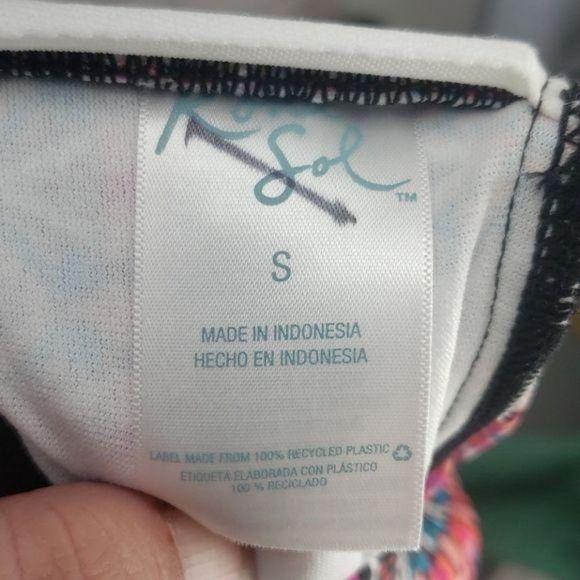 Kona Sol Tribal Aztec Small Strapless Tankini Swimsuit wear Bathing suit - Picture 10 of 10